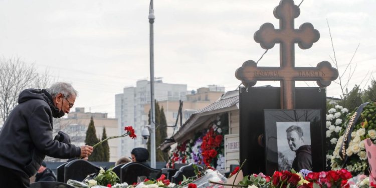 Navalny, cimitero