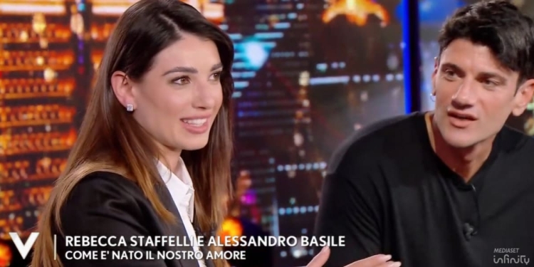 Rebecca Staffelli e Alessandro Basile a Verissimo 2024