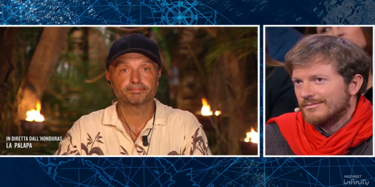 Joe Bastianich contro Daniele Radini Tedeschi Isola dei Famosi 2024 (screen da TV)