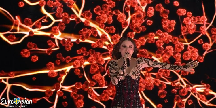 Angelina Mango Eurovision 2024 (screen da Rai 2)