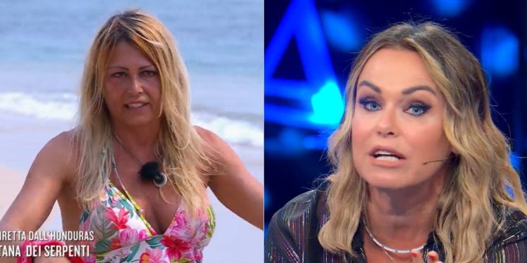 Sonia Bruganelli contro Rosanna Lodi all'Isola dei Famosi 2024 (Foto: Screenshot)