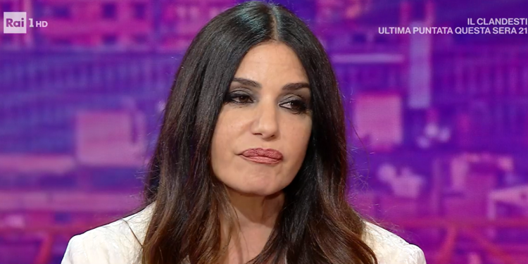 Alessia Fabiani a La volta buona (screen da TV)