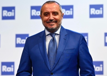 Franco Di Mare durante la presentazione dei palinsesti RAI 2020/2021 (Foto ANSA/RICCARDO ANTIMIANI)