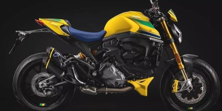 La Ducati Monster dedicata a Senna