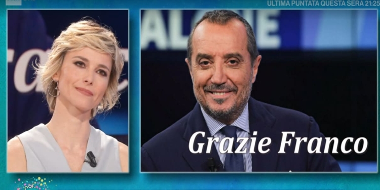 Francesca Fialdini e Franco Di Mare a Da noi a ruota libera 2024