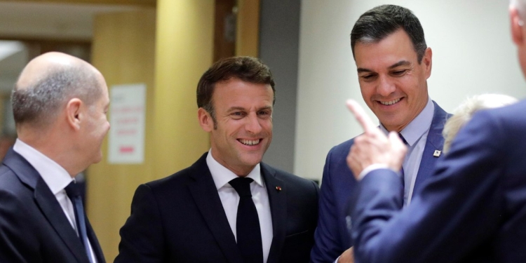 Scholz, Macron e Sanchez