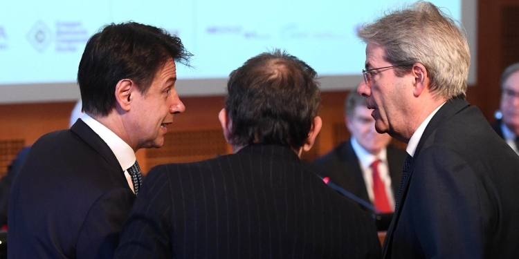 Conte e Gentiloni nel 2019