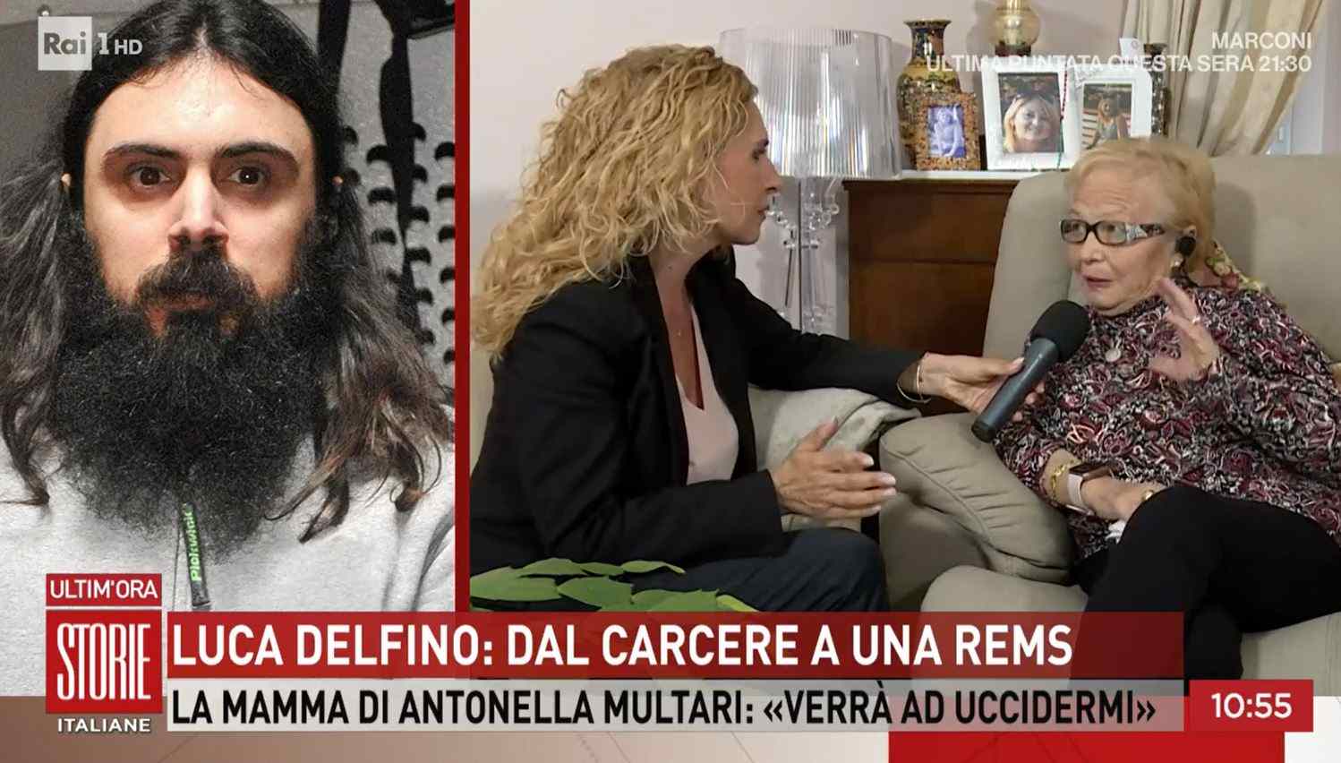 Il caso di Luca Delfino a Storie Italiane
