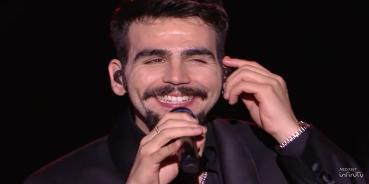 Ignazio Boschetto Il Volo (screen da TV)