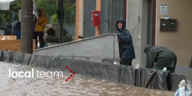 maltempo a Bessica di Loria