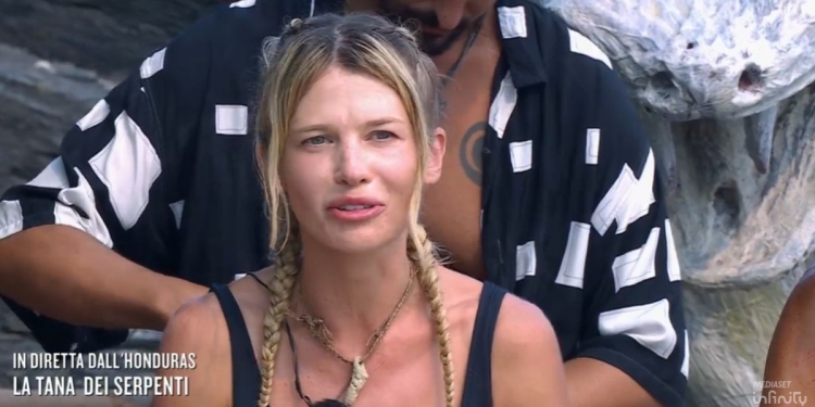 Karina Sapsai all'Isola dei Famosi 2024 (Foto: Screenshot)