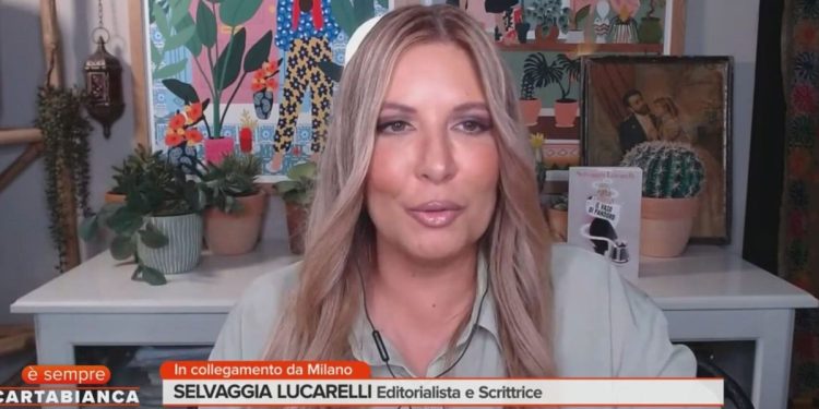 Selvaggia Lucarelli a È sempre Cartabianca