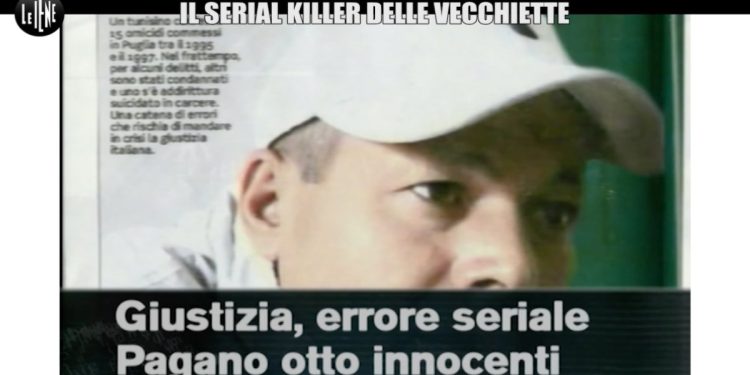 Ben Mohamed Ezzedine Sebai, il serial killer delle vecchiette (screen da Le Iene)