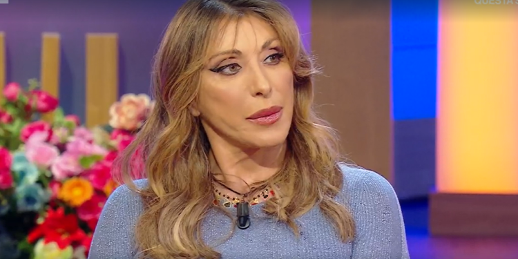 Sabrina Salerno a La Volta Buona (screen da Rai 1)