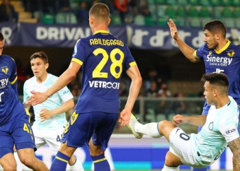 Il Verona in Serie A (Foto ANSA)