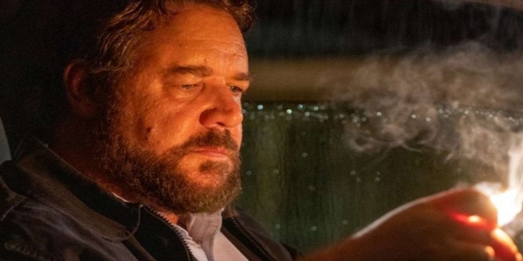 Russel Crowe in una scena del film in prima serata su Rai 2 (Foto Web)