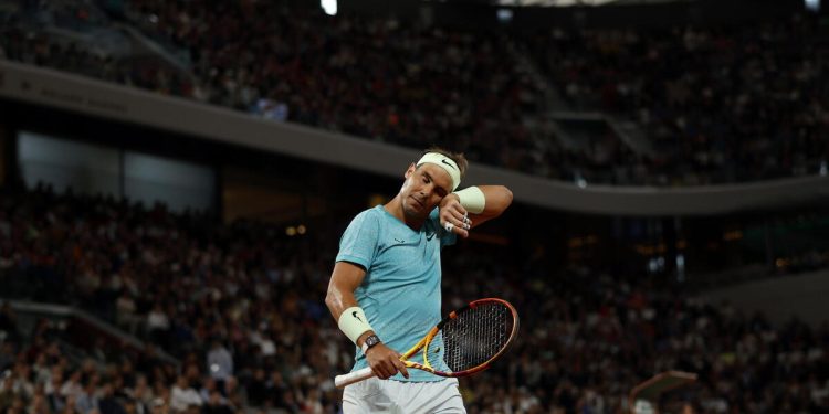 Rafa Nadal al Roland Garros 2024 (Foto ANSA)