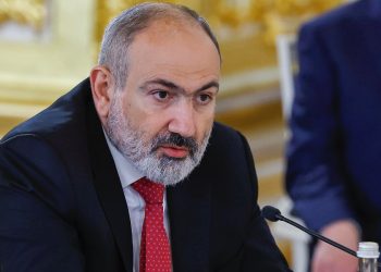 Nikol Pashinyan, primo ministro dell'Armenia (Foto Ansa 2024 EPA/EVGENIA NOVOZHENINA / POOL)