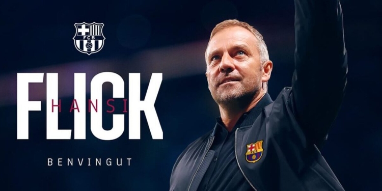 Hansi Flick è il nuovo allenatore del Barcellona (da facebook.com/fcbarcelona)