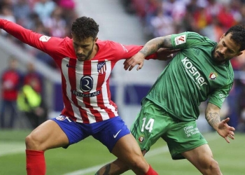 Mario Hermoso, difensore dell'Atletico Madrid (Foto ANSA)