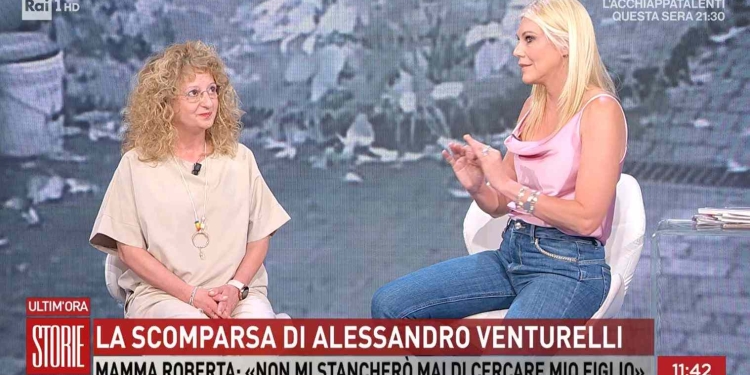 La mamma di Alessandro Venturelli a Storie Italiane