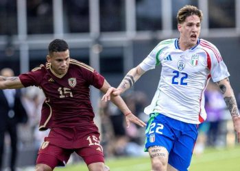 Nicolò Zaniolo in nazionale (Foto ANSA)