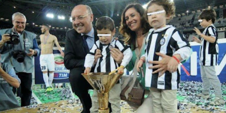 Beppe Marotta moglie e figli