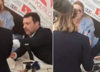 Antonella Soldo e il blitz durante la conferenza di Matteo Salvini