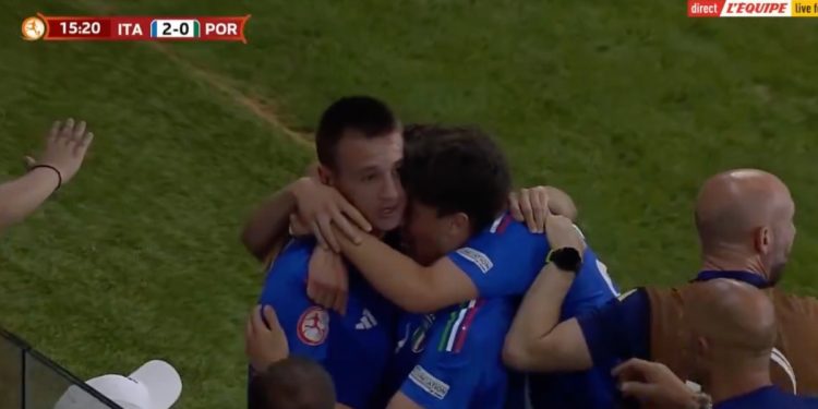 Francesco Camarda, super gol nella finale Europei Under 17