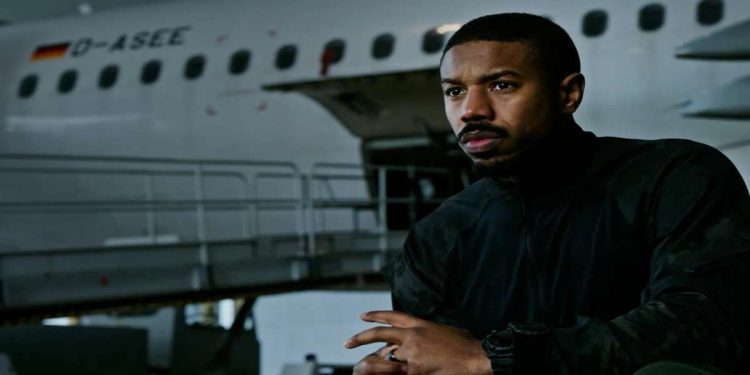 Michael B. Jordan in una scena del film in prima serata su Italia 1 (Foto Web)