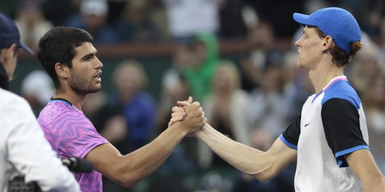 Diretta Sinner Alcaraz, semifinale Roland Garros 2024 (Foto ANSA)