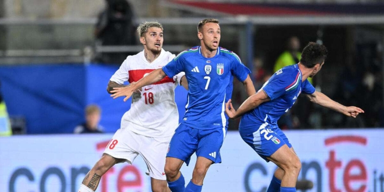 Davide Frattesi in Nazionale (Foto ANSA)