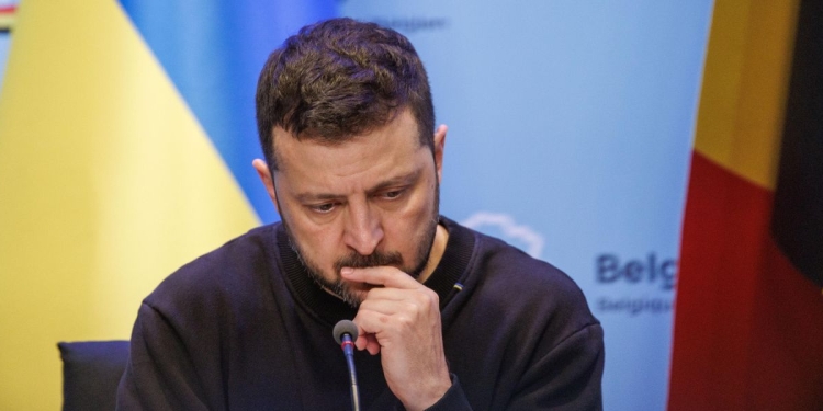 il presidente dell'Ucraina Volodymyr Zelensky (Ansa)