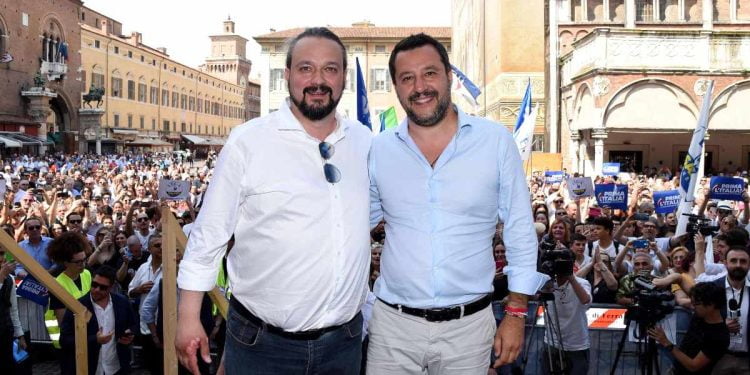 Comunali Ferrara, Fabbri con Salvini