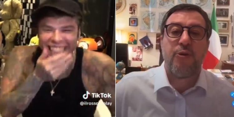 Fedez e Matteo Salvini