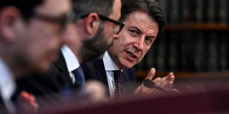 Giuseppe Conte, presidente di M5s (Ansa)