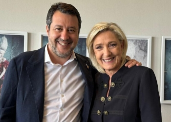 Salvini e Marine Le Pen