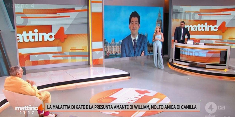 Si parla di Kate Middleton a Mattino4