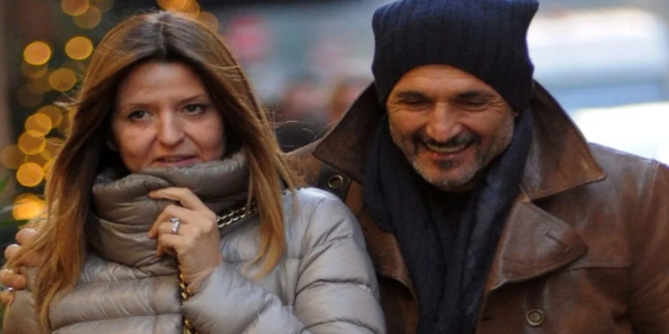 Luciano Spalletti e sua moglie Tamara. (Foto: Web)