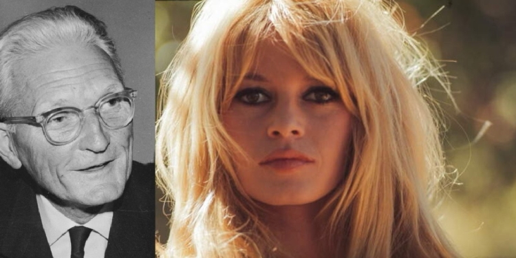 Brigitte Bardot e il padre (foto: web)