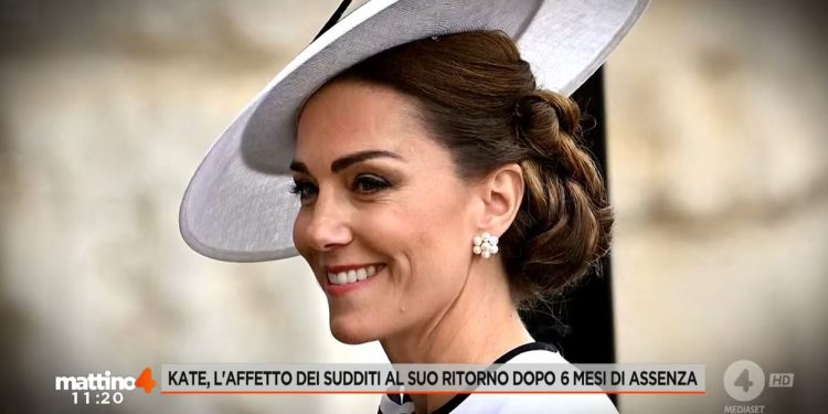 Kate Middleton a Mattino4