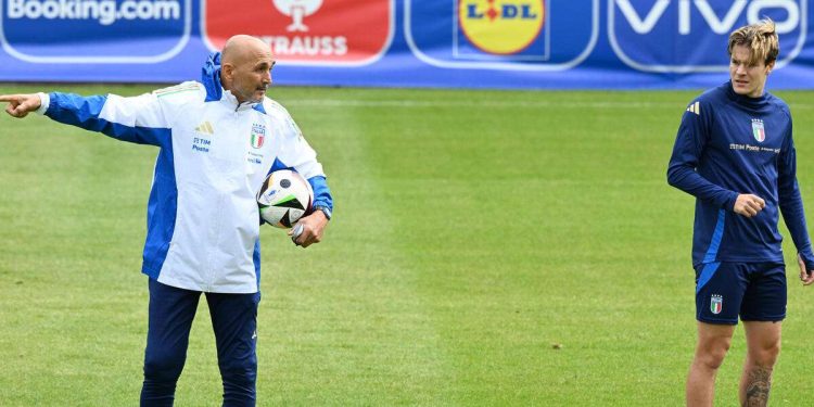 Luciano Spalletti e Nicolò Fagioli (Foto ANSA)