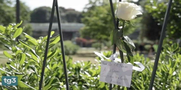 L'esterno del parco di Pescara teatro dell'omicidio di Thomas Luciani (Foto: RaiNews)