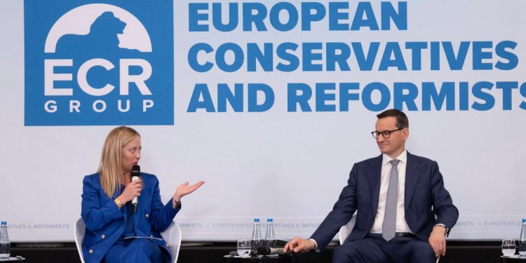 Meloni-Morawiecki di ECR