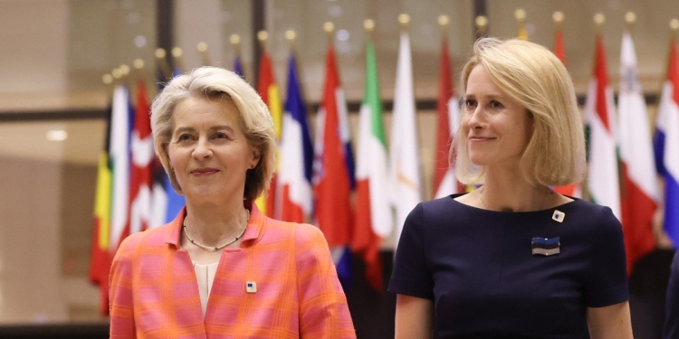 Von der Leyen e Kallas al Consiglio Ue