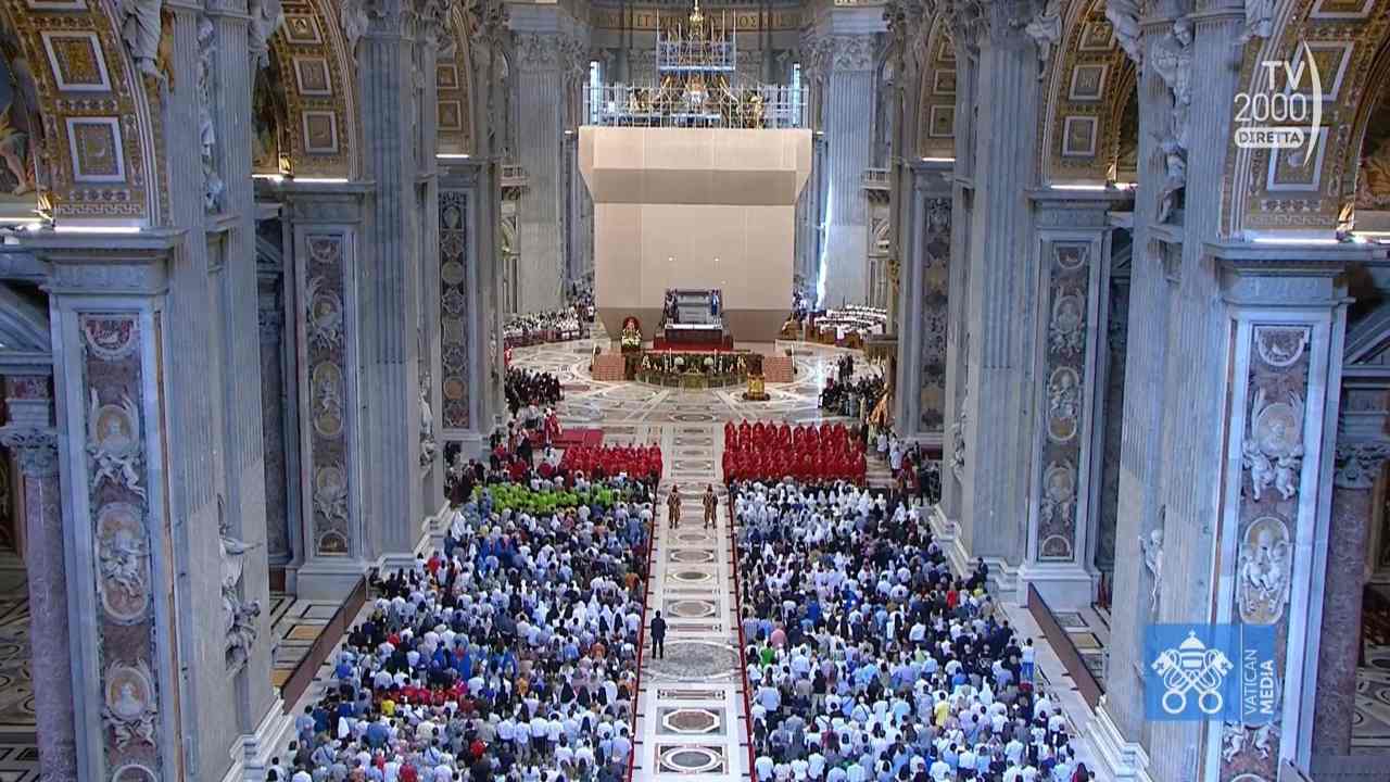 Messa San Pietro e Paolo in Vaticano (Tv2000)