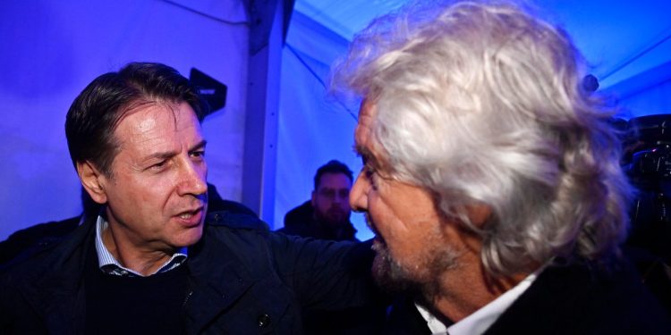 Giuseppe Conte e Beppe Grillo, M5s