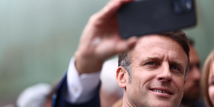 Il presidente francese Emmanuel Macron (Ansa)