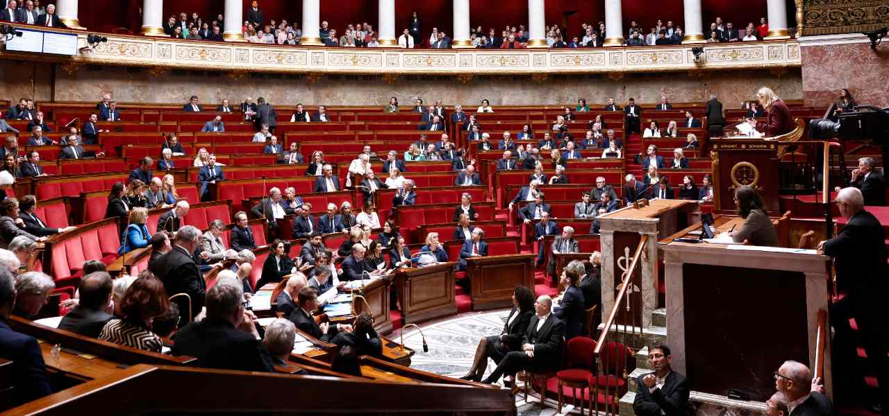 L'Assemblea nazionale francese (Ansa)