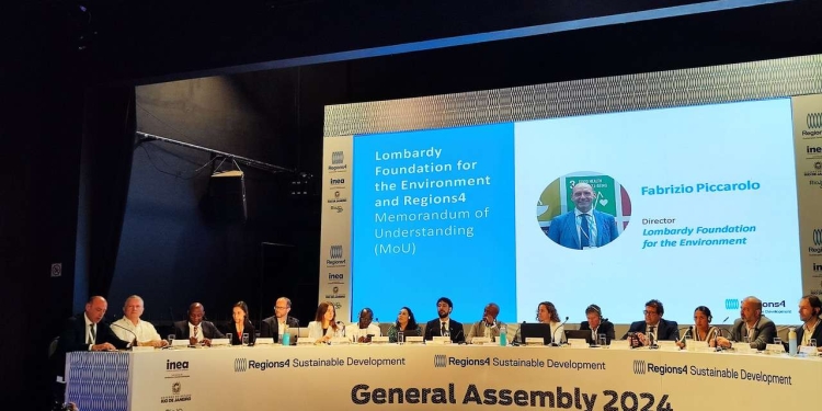 Fabrizio Piccarolo all'Assemblea generale di Regions4